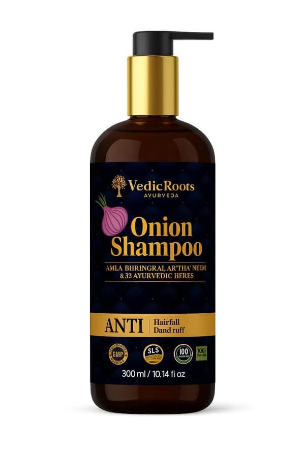 Onion shampoo for strong and thick hair